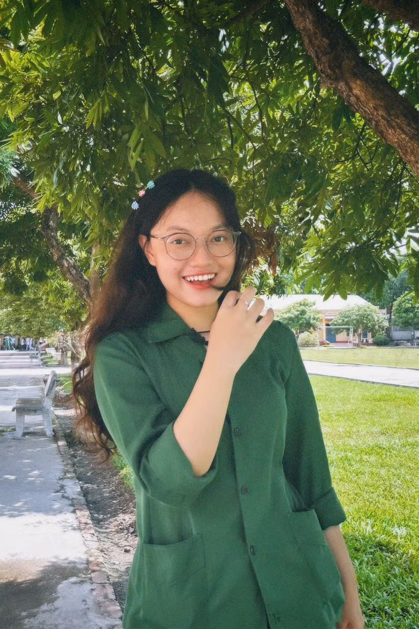Nguyễn Ngọc Huyền hiện là sinh viên năm ba ngành Kinh doanh quốc tế Học viện Ngoại giao.