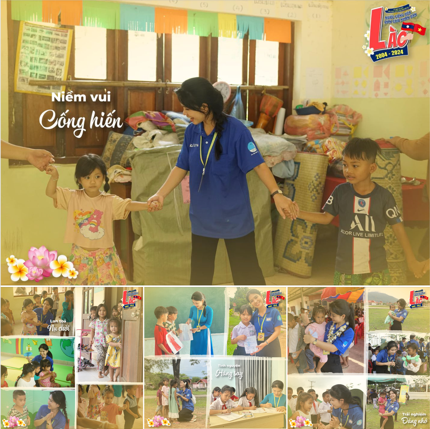 Những khoảnh khắc tham gia các hoạt động cùng các em thiếu nhi tại Lào. Những khoảnh khắc tham gia các hoạt động cùng các em thiếu nhi tại Lào.