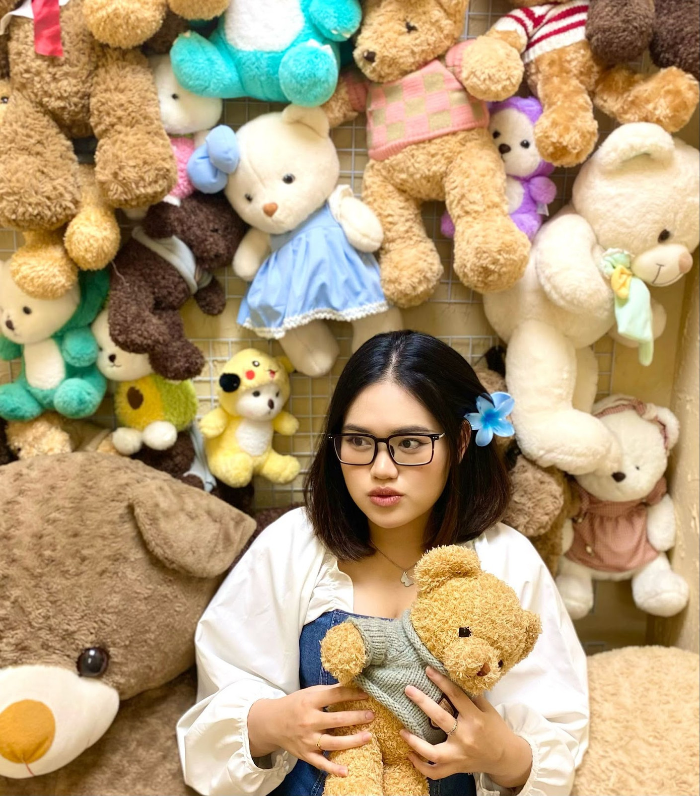 Lan Anh là sinh viên năm 4, Trường Đại học Ngoại ngữ - Đại học Quốc gia Hà Nội.