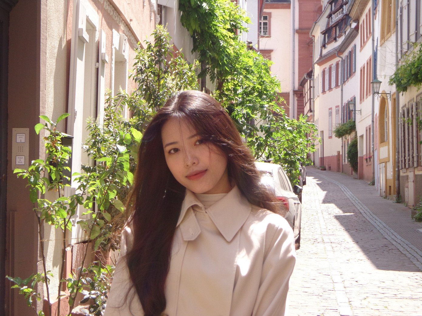 Anh Vân (20 tuổi) du học sinh tại Frankfurt, Đức.