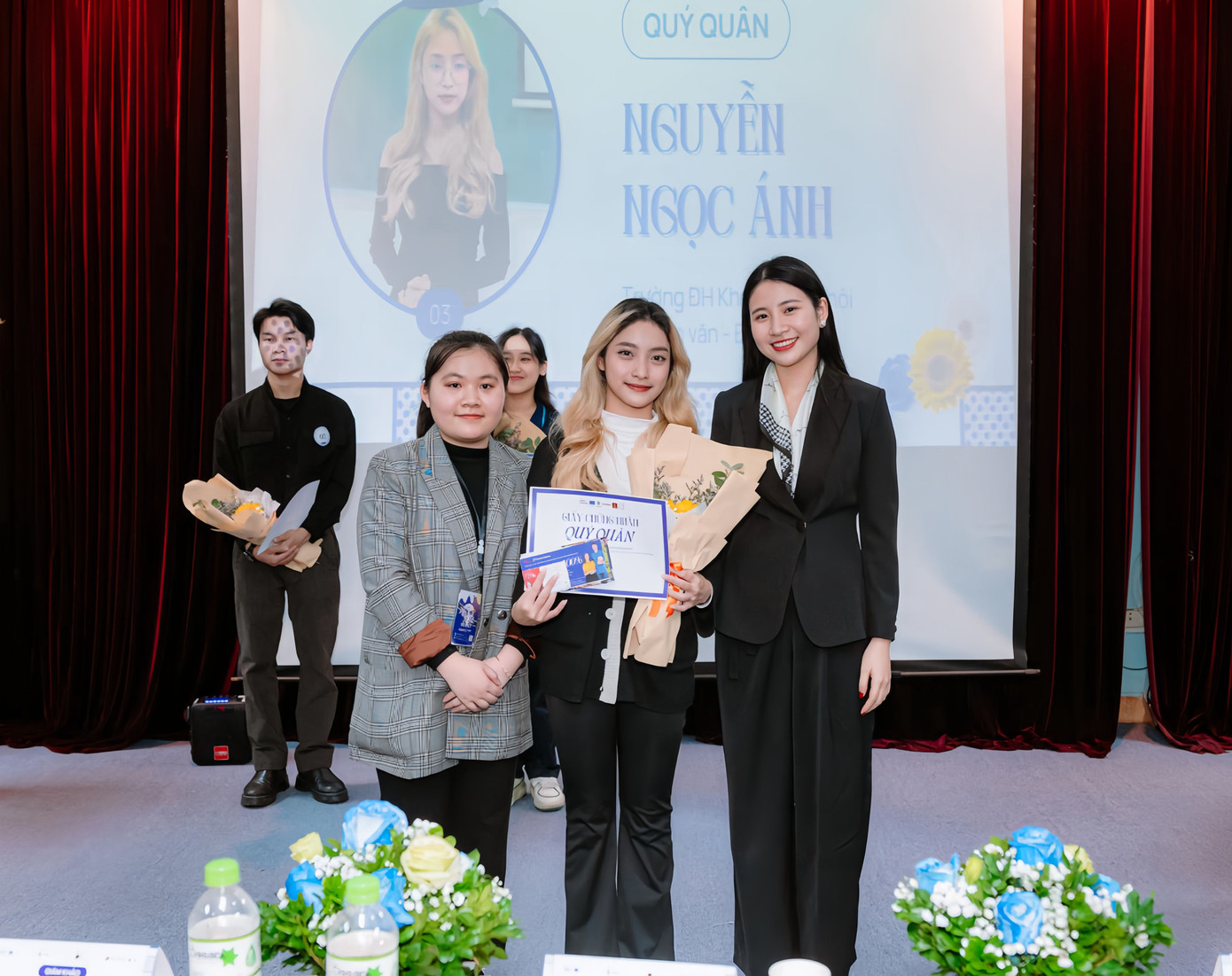 Ngọc Ánh đạt Quý quân cuộc thi “Người trẻ phá bỏ định kiến giới trong gia đình” thuộc dự án 4FLAMES. Ngọc Ánh đạt Quý quân cuộc thi “Người trẻ phá bỏ định kiến giới trong gia đình” thuộc dự án 4FLAMES.