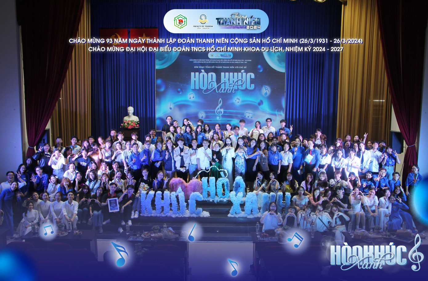 Đêm nhạc tổng kết Tháng Thanh niên tình nguyện &quot;Hòa Khúc Xanh&quot;.