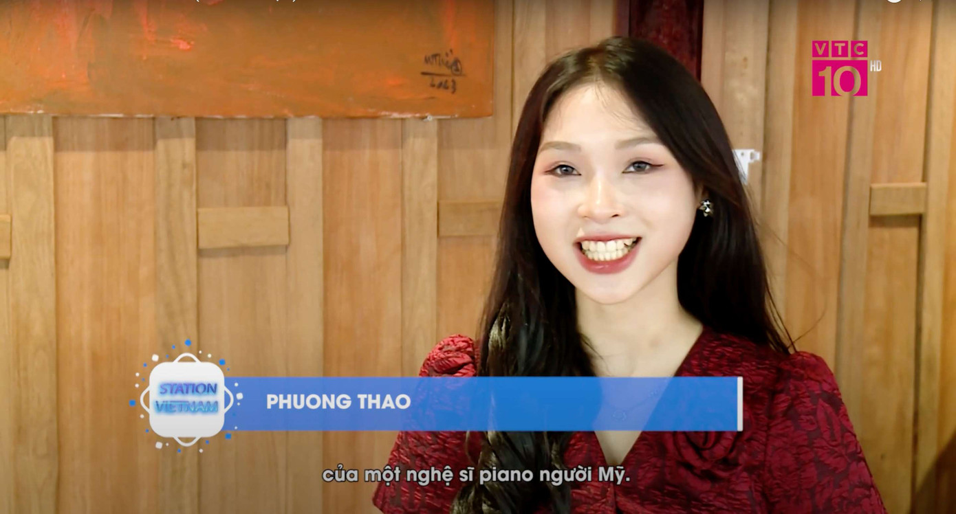 Phương Thảo làm BTV tiếng Anh các chương trình Ngoại giao "Station Vietnam" - VTC10. Phương Thảo làm BTV tiếng Anh các chương trình Ngoại giao "Station Vietnam" - VTC10.