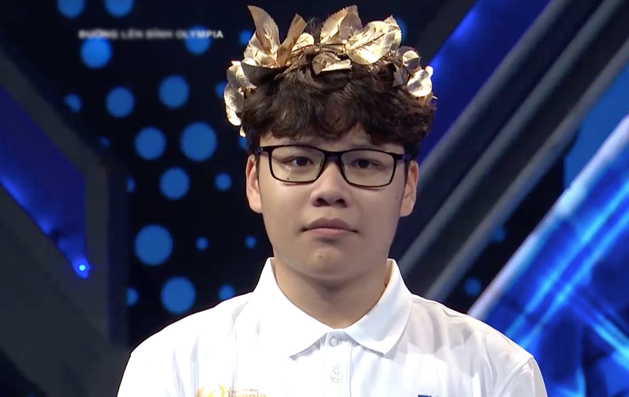 Tuấn Minh giành chiến thắng tuyệt đối trong trận thi tháng 2 quý III Olympia.