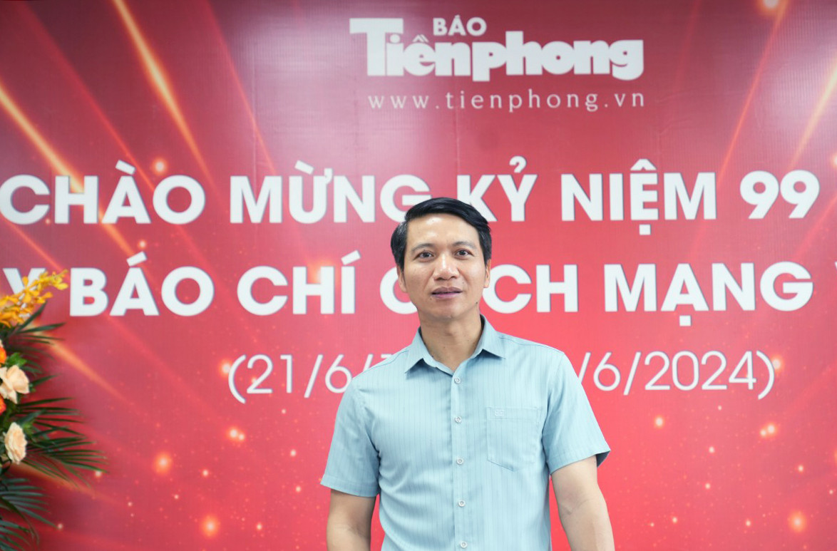 Anh Nguyễn Ngọc Lương phát biểu tại buổi gặp mặt. Ảnh: Hoàng Mạnh Thắng Anh Nguyễn Ngọc Lương phát biểu tại buổi gặp mặt. Ảnh: Hoàng Mạnh Thắng