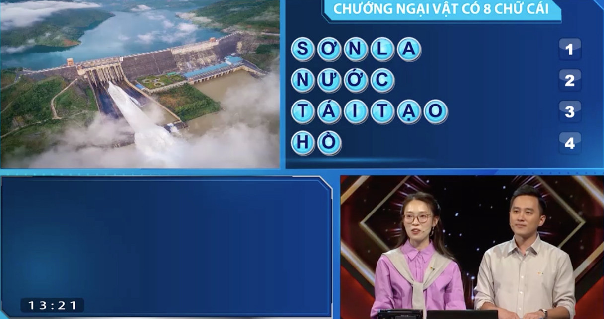 Vĩnh Lạc nhanh chóng giải ẩn số vượt chướng ngại vật.