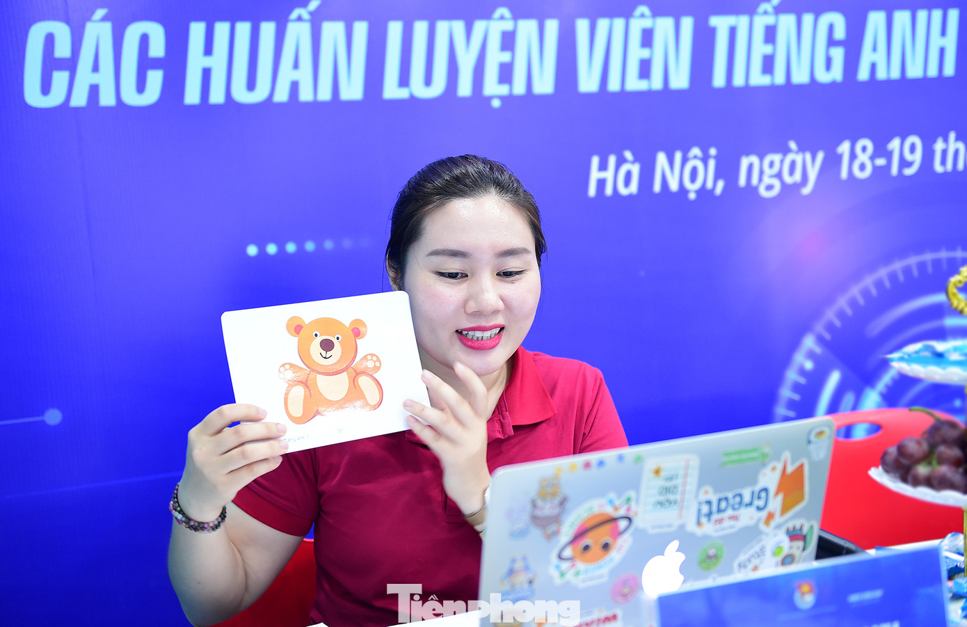 Chương trình tập huấn theo hình thức giảng dạy trực tuyến. Ảnh: Xuân Tùng Chương trình tập huấn theo hình thức giảng dạy trực tuyến. Ảnh: Xuân Tùng