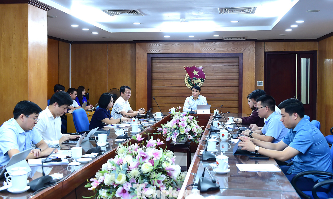 Ban Chỉ đạo Chiến dịch Thanh niên tình nguyện Hè 2024 họp lần thứ 4. Ảnh: Xuân Tùng