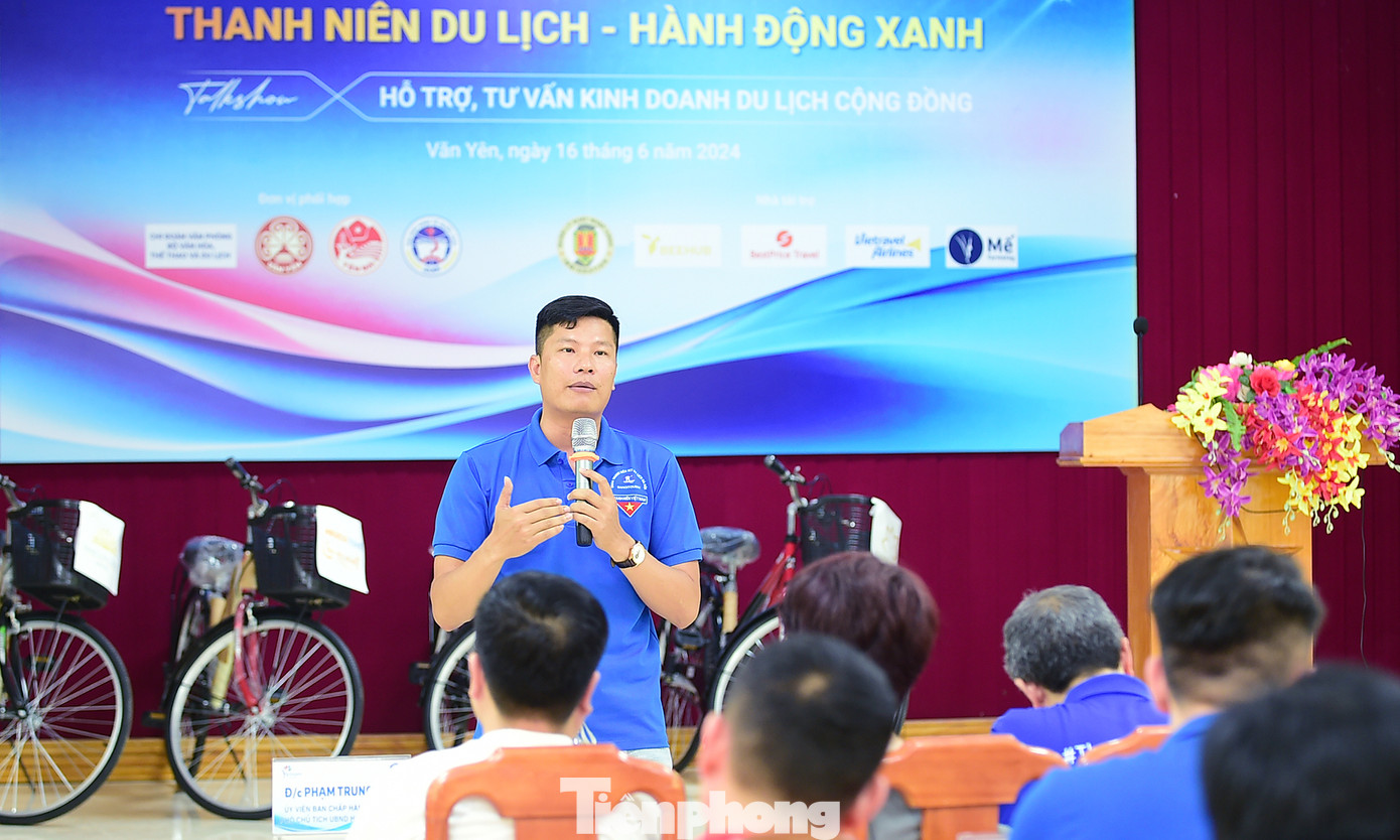 Anh Nguyễn Hồng Nguyên chia sẻ tại chương trình. Ảnh: Xuân Tùng Anh Nguyễn Hồng Nguyên chia sẻ tại chương trình. Ảnh: Xuân Tùng