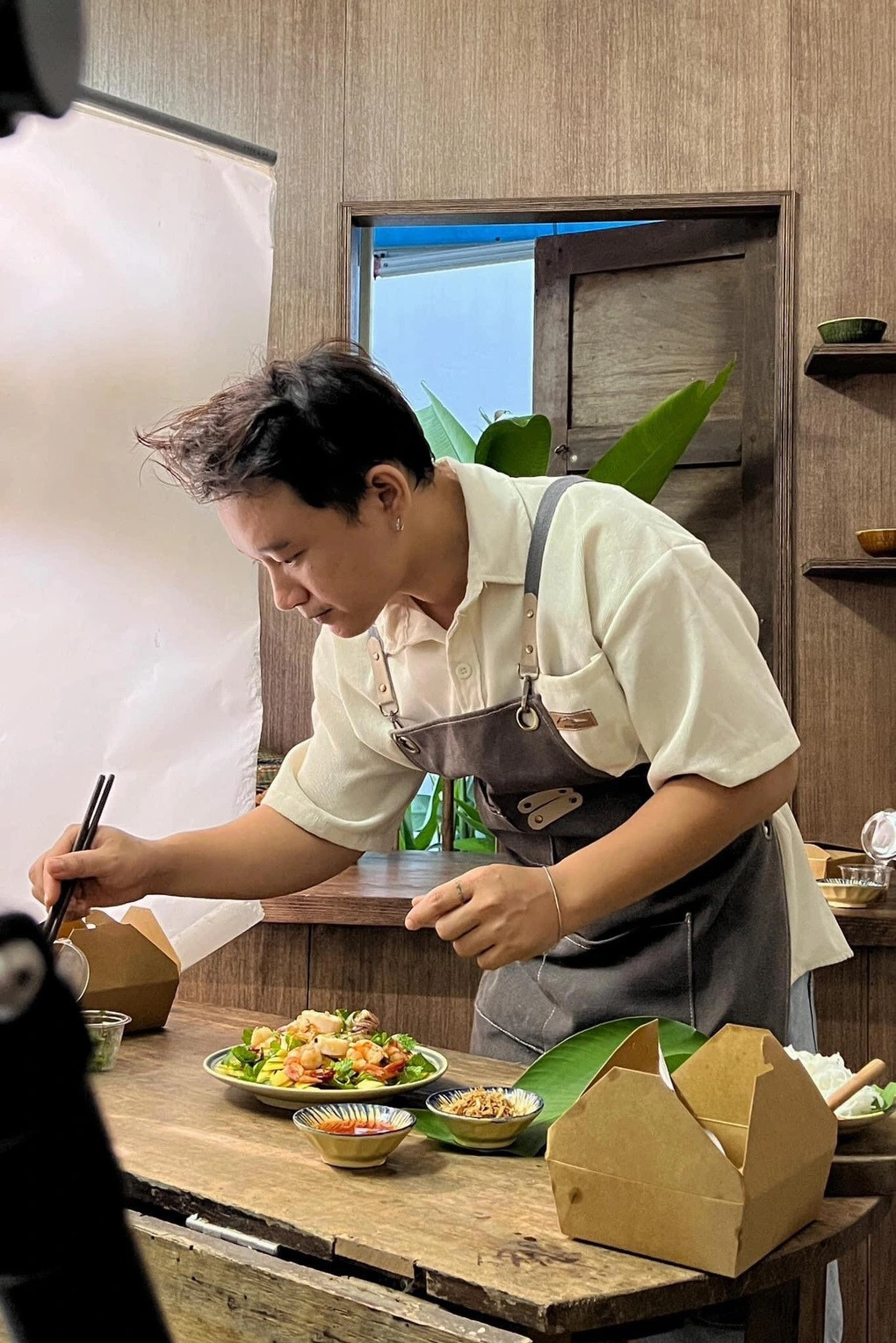 Anh Happy hạnh phúc với công việc đang theo đuổi (Ảnh: NVCC).