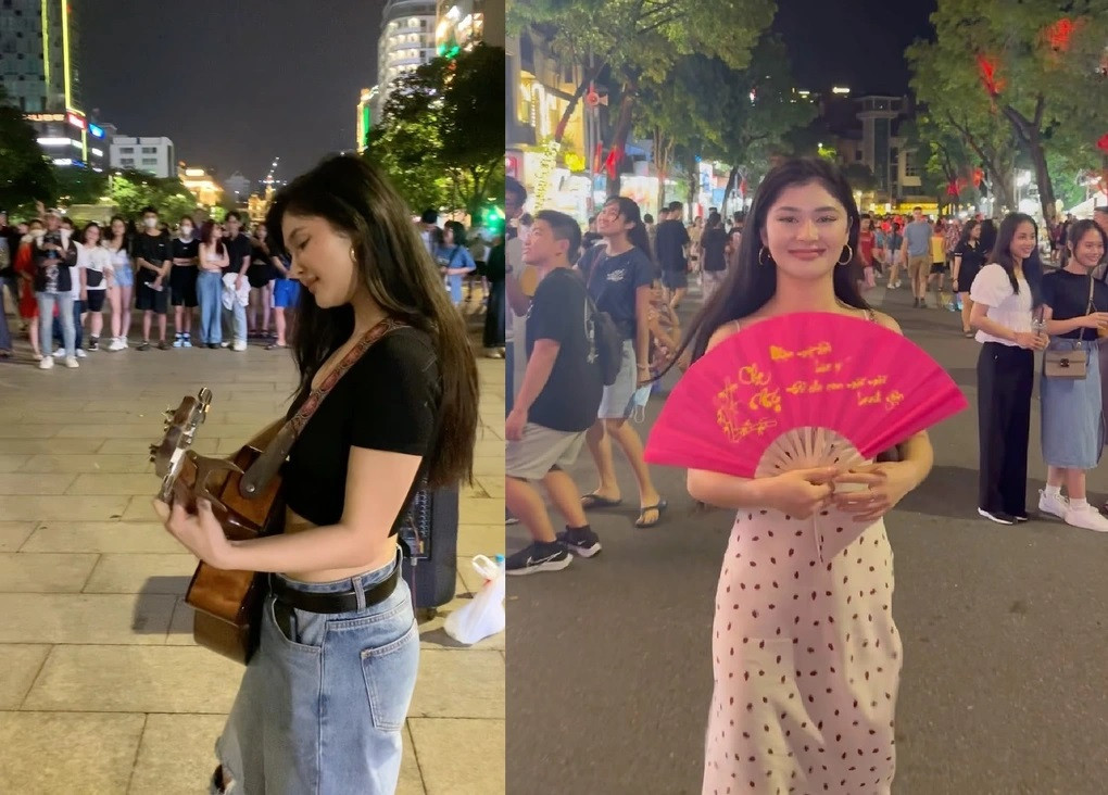 Trong lần ghé thăm Việt Nam, Shirina (SN 2001, Úc) nhận được nhiều sự chú ý khi trình diễn ca khúc "See tình" tại phố đi bộ Nguyễn Huệ, TPHCM. Chất giọng ngọt ngào, hát rõ tiếng Việt, vẻ ngoài nổi bật cùng khả năng chơi guitar của Shirina đã để lại ấn tượng trong lòng người xem (Ảnh: NVCC). Trong lần ghé thăm Việt Nam, Shirina (SN 2001, Úc) nhận được nhiều sự chú ý khi trình diễn ca khúc "See tình" tại phố đi bộ Nguyễn Huệ, TPHCM. Chất giọng ngọt ngào, hát rõ tiếng Việt, vẻ ngoài nổi bật cùng khả năng chơi guitar của Shirina đã để lại ấn tượng trong lòng người xem (Ảnh: NVCC).