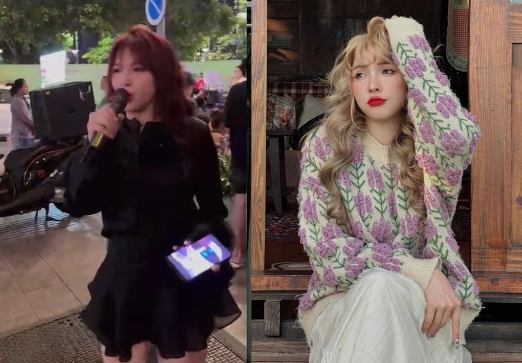 Phạm Thị Bảo Trân (SN 1996, TPHCM) là một trong những cô gái gây chú ý khi cất giọng. Video trình diễn ca khúc "Ngày Tết quê em" của cô hiện thu hút gần 5 triệu lượt xem. Điều khiến người xem ấn tượng là giọng hát run rẩy kết hợp với việc bắt sai nhịp, trật tông của Trân. Do đó, cô được cộng đồng mạng gán cho biệt danh "kẻ hủy diệt mùa xuân". Khi nghe cô hát, người ngồi trong quán ăn hay đi trên vỉa hè không ngừng cười và ngoái lại nhìn (Ảnh: NVCC). Phạm Thị Bảo Trân (SN 1996, TPHCM) là một trong những cô gái gây chú ý khi cất giọng. Video trình diễn ca khúc "Ngày Tết quê em" của cô hiện thu hút gần 5 triệu lượt xem. Điều khiến người xem ấn tượng là giọng hát run rẩy kết hợp với việc bắt sai nhịp, trật tông của Trân. Do đó, cô được cộng đồng mạng gán cho biệt danh "kẻ hủy diệt mùa xuân". Khi nghe cô hát, người ngồi trong quán ăn hay đi trên vỉa hè không ngừng cười và ngoái lại nhìn (Ảnh: NVCC).