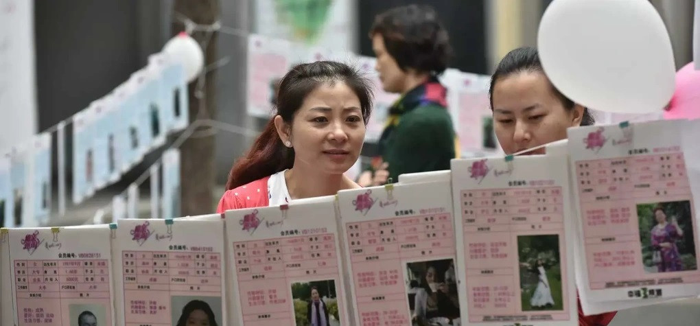 Một khu chợ mai mối ở Trung Quốc (Ảnh: Chinese). Một khu chợ mai mối ở Trung Quốc (Ảnh: Chinese).