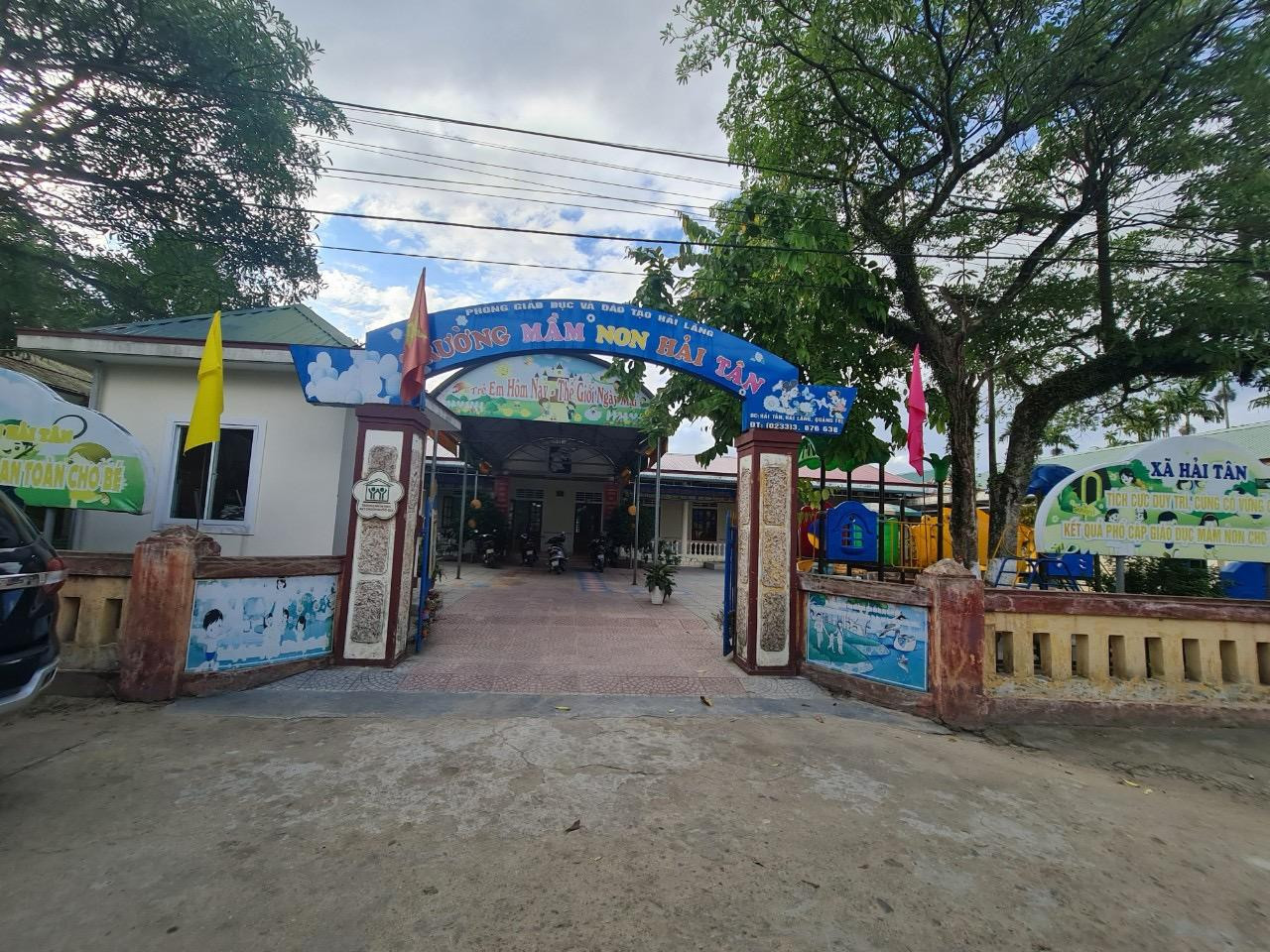 Trường Mầm non Hải Tân.
