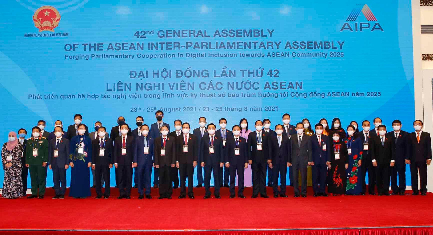 Các đại biểu tham dự Đại hội đồng Liên nghị viện các nước ASEAN lần thứ 42
