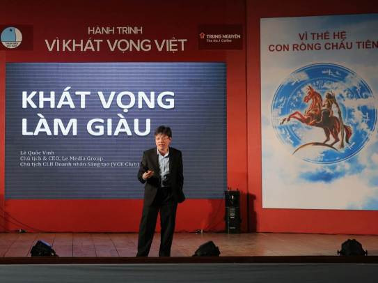 Anh Lê Quốc Vinh chia sẻ tại diễn đàn