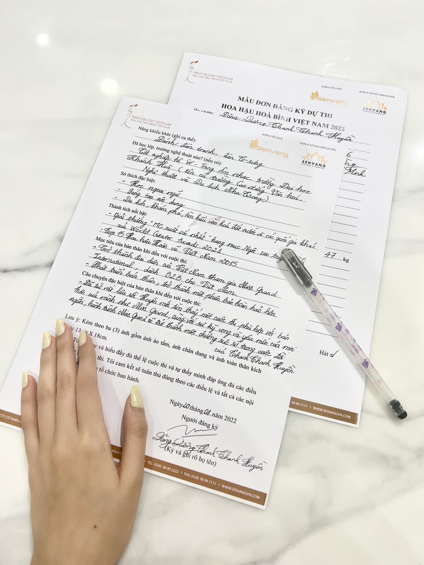 MC Thanh Thanh Huyền từng lên kế hoạch tham gia cuộc thi Miss Grand Vietnam 2022. MC Thanh Thanh Huyền từng lên kế hoạch tham gia cuộc thi Miss Grand Vietnam 2022.