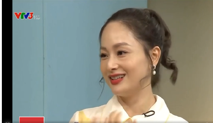 Lan Phương trong chương trình "Cuộc sống tươi đẹp".