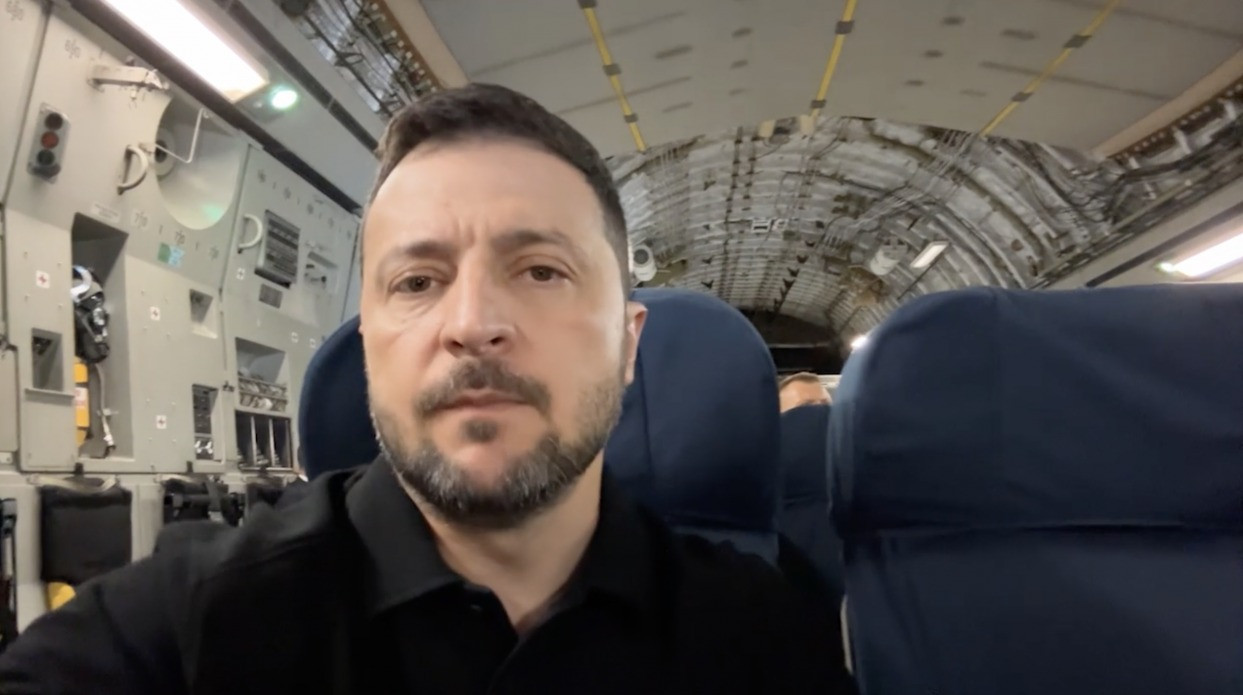 Tổng thống Ukraine Volodymyr Zelensky trên đường đến Mỹ. (Ảnh: President.gov.ua) Tổng thống Ukraine Volodymyr Zelensky trên đường đến Mỹ. (Ảnh: President.gov.ua)
