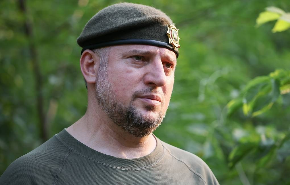 Thiếu tướng Apty Alaudinov - chỉ huy đơn vị đặc nhiệm Akhmat. (Ảnh: Tass)