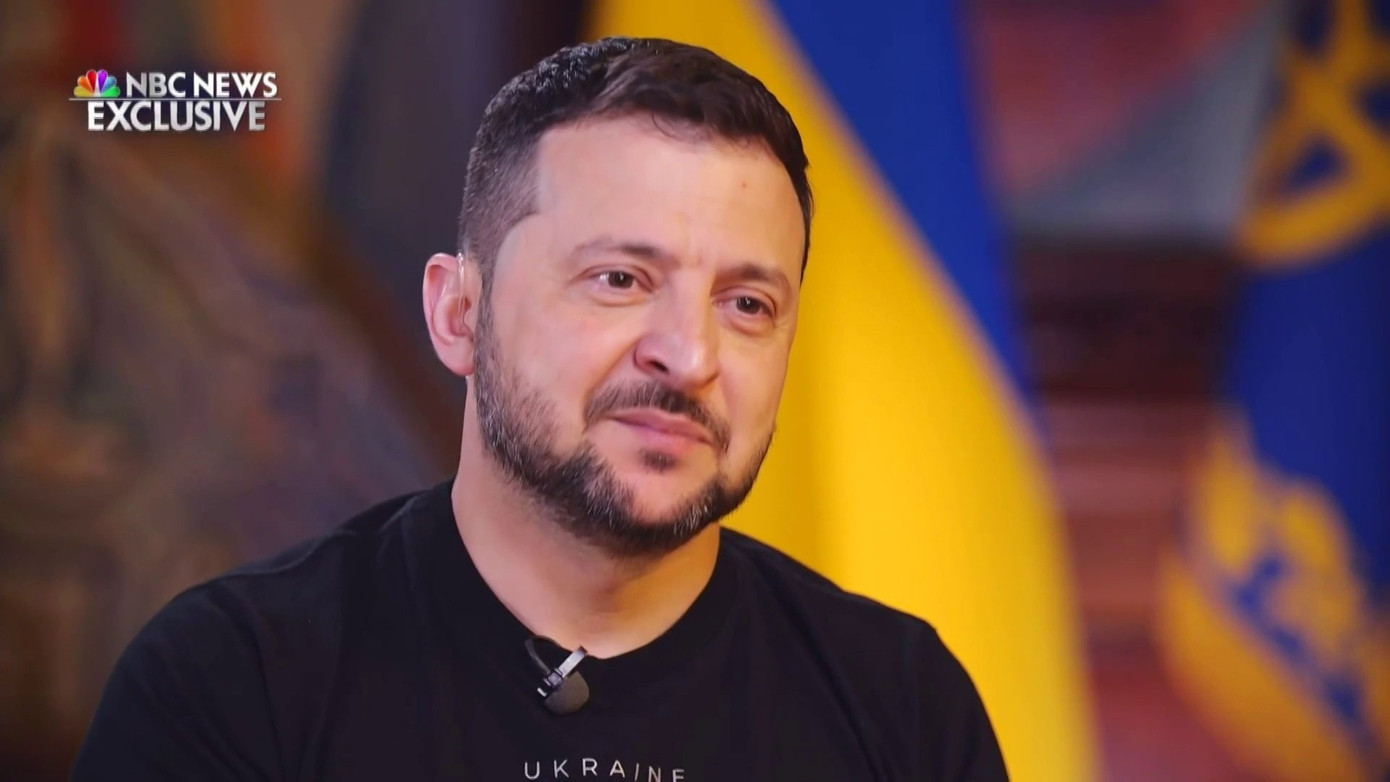 Tổng thống Ukraine Volodymyr Zelensky. (Ảnh: NBC News) Tổng thống Ukraine Volodymyr Zelensky. (Ảnh: NBC News)