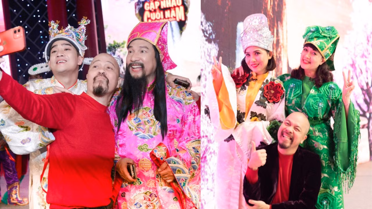 NTK Đức Hùng là người chuẩn bị xiêm y cho các Táo và dàn diễn viên.