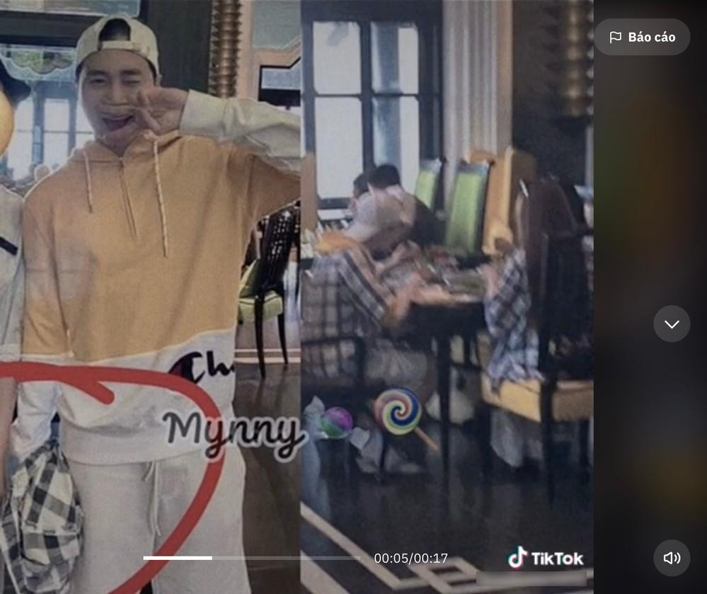 Khoảnh khắc được cho là nam rapper và Bella đang cùng nhau dùng bữa tại nhà hàng sang trọng.