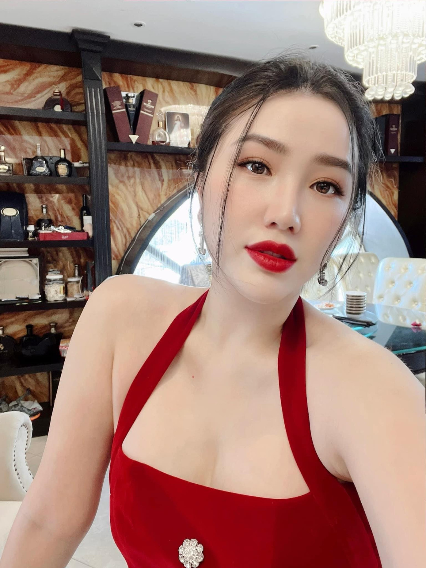 Nhan sắc xinh đẹp của Bảo Thy ngày Tết.