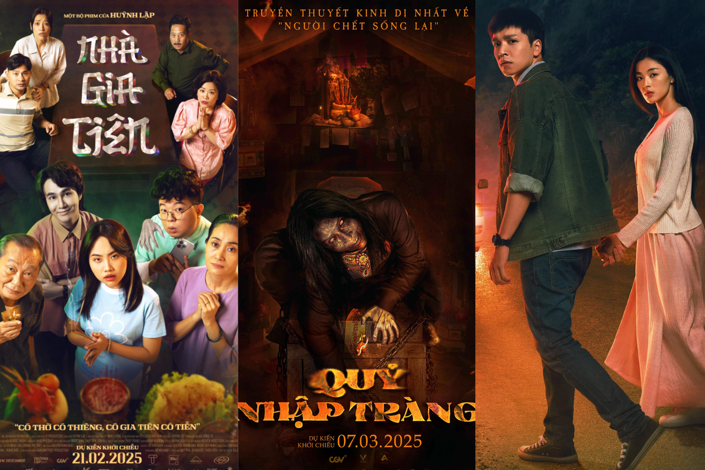 Chỉ 3 tháng đầu năm 2025, điện ảnh Việt đã có 4 tác phẩm thuộc thể loại tâm linh - kinh dị. Chỉ 3 tháng đầu năm 2025, điện ảnh Việt đã có 4 tác phẩm thuộc thể loại tâm linh - kinh dị.