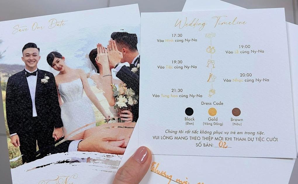 Đám cưới của Lê Âu Ngân Anh có những "yêu cầu" riêng đối với khách mời.