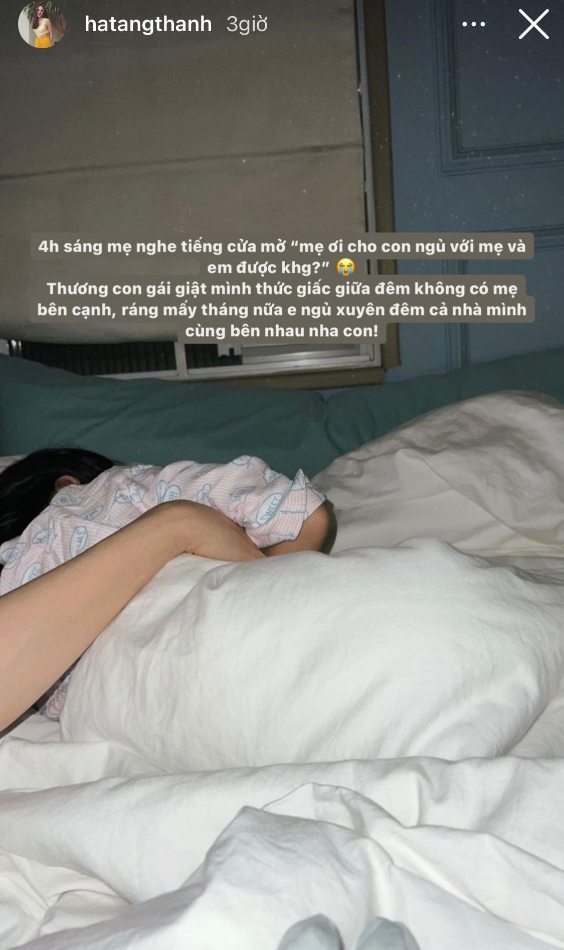 Hà Tăng chia sẻ nỗi lòng chung của các bà mẹ lúc nửa đêm. Hà Tăng chia sẻ nỗi lòng chung của các bà mẹ lúc nửa đêm.