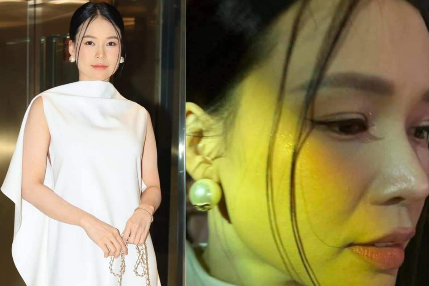 Góc nghiêng của diễn viên Sam qua ống kính của nàng ngọc nữ.