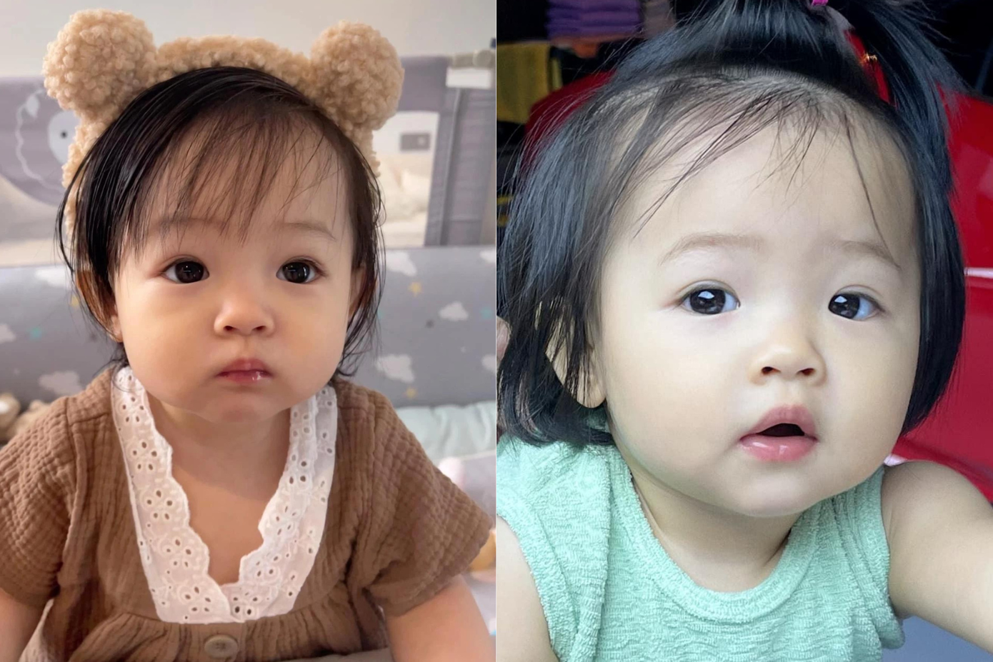 Suchin sở hữu đôi mắt to tròn và được đánh giá là có đường nét gương mặt rất giống bố. Suchin sở hữu đôi mắt to tròn và được đánh giá là có đường nét gương mặt rất giống bố.