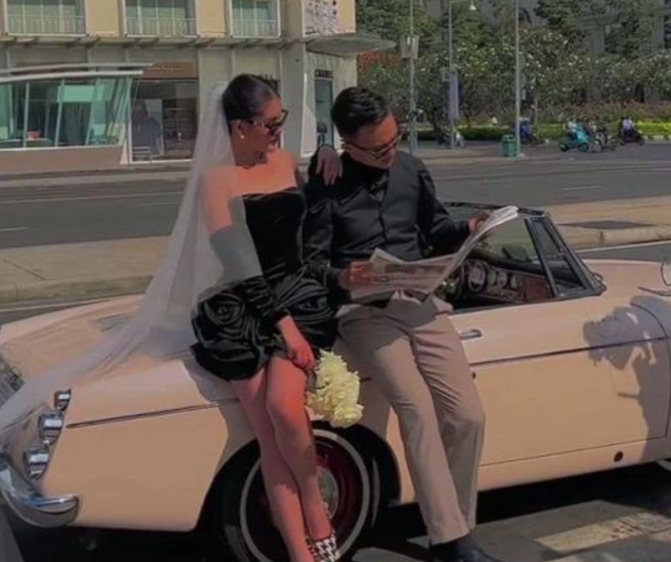 Hậu trường chụp ảnh cưới của "cặp đôi tháng 11".