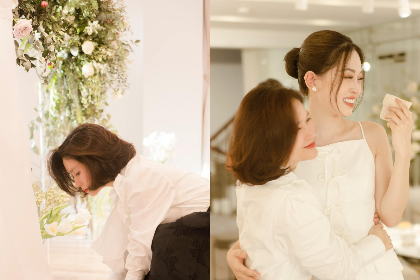 Bộ trang phục cô dâu đã được hoàn tất và sẽ được giữ bí mật đến trước "giờ G" vì muốn tạo bất ngờ cho chú rể Bình An.