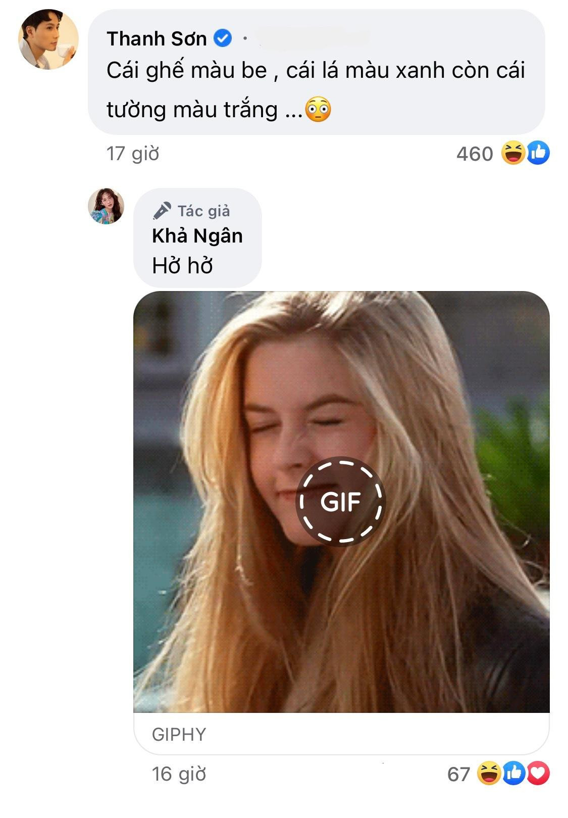 Dù phim đã hết nhưng Thanh Sơn và Khả Ngân vẫn thường xuyên tương tác trên mạng xã hội. Dù phim đã hết nhưng Thanh Sơn và Khả Ngân vẫn thường xuyên tương tác trên mạng xã hội.