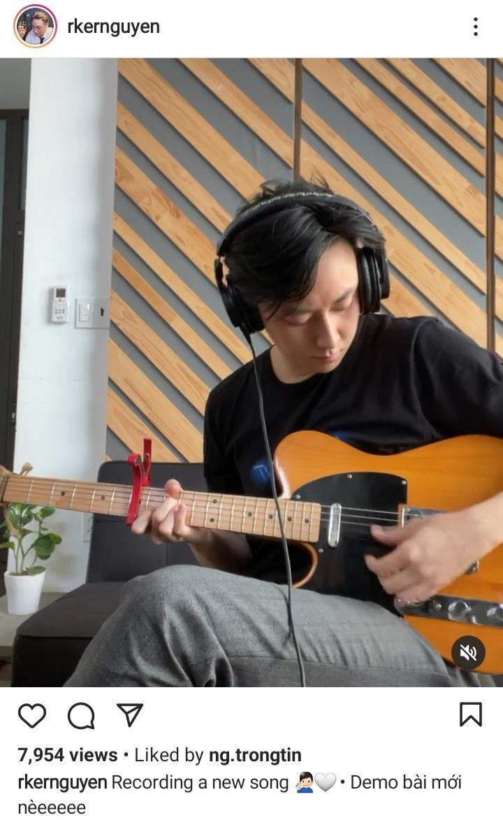 Anh chàng còn úp mở về việc ra sản phẩm âm nhạc mới.