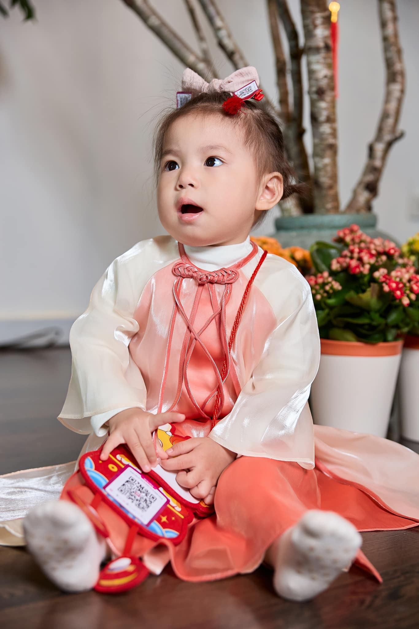 Cộng đồng mạng "mê cái cách" vợ chồng Salim tạo điều kiện nhận lì xì cho con gái. Cộng đồng mạng "mê cái cách" vợ chồng Salim tạo điều kiện nhận lì xì cho con gái.