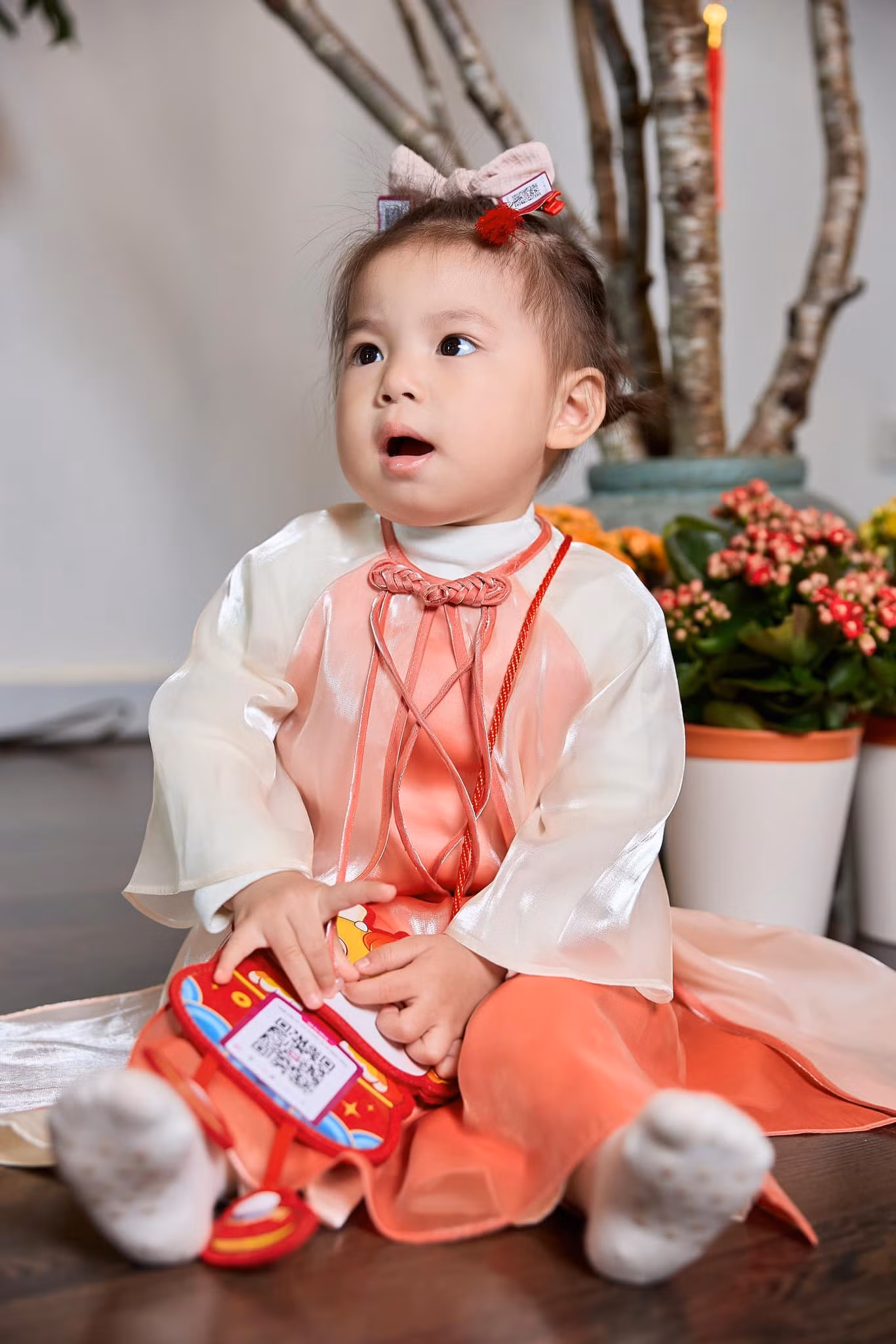 Cộng đồng mạng "mê cái cách" vợ chồng Salim tạo điều kiện nhận lì xì cho con gái.