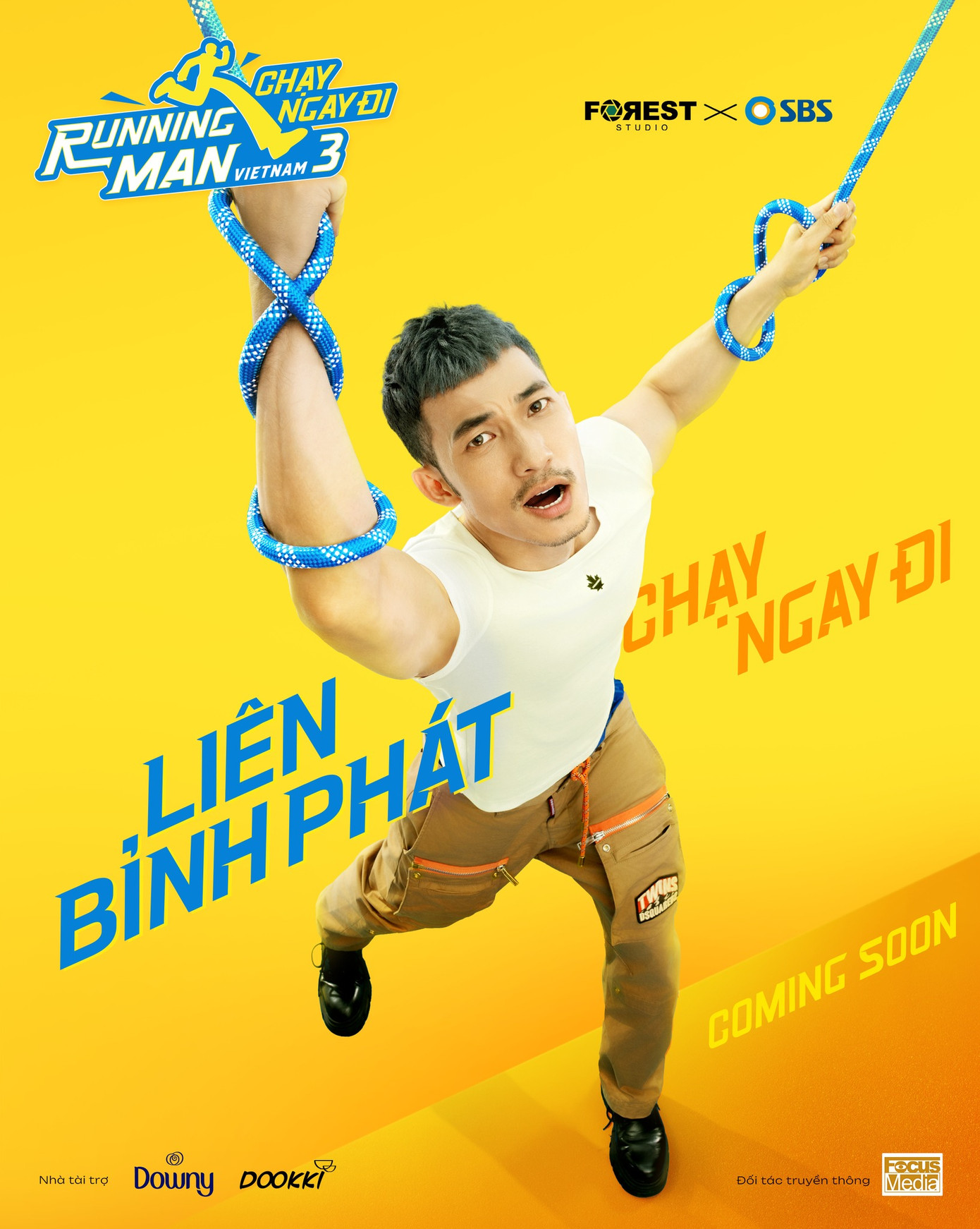 Thành viên thứ hai của Running Man Vietnam 3 lại là một "gương mặt thân quen" - Liên Bỉnh Phát. Nguồn ảnh: BTC. Thành viên thứ hai của Running Man Vietnam 3 lại là một "gương mặt thân quen" - Liên Bỉnh Phát. Nguồn ảnh: BTC.