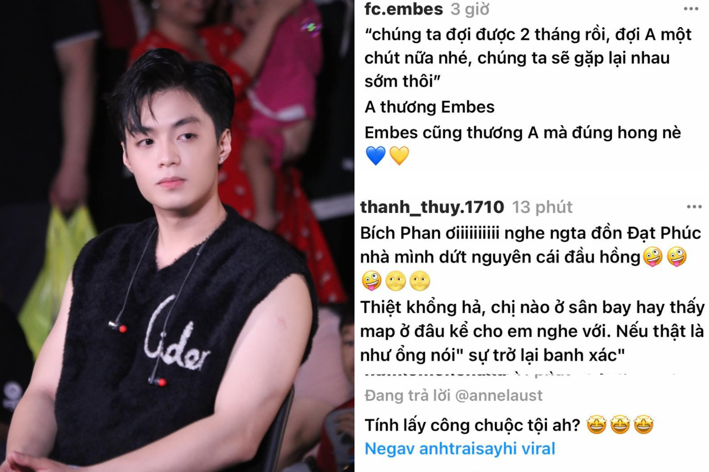 EMBES (tên FC của Negav) liên tục thể hiện sự vui mừng trên mạng xã hội. EMBES (tên FC của Negav) liên tục thể hiện sự vui mừng trên mạng xã hội.