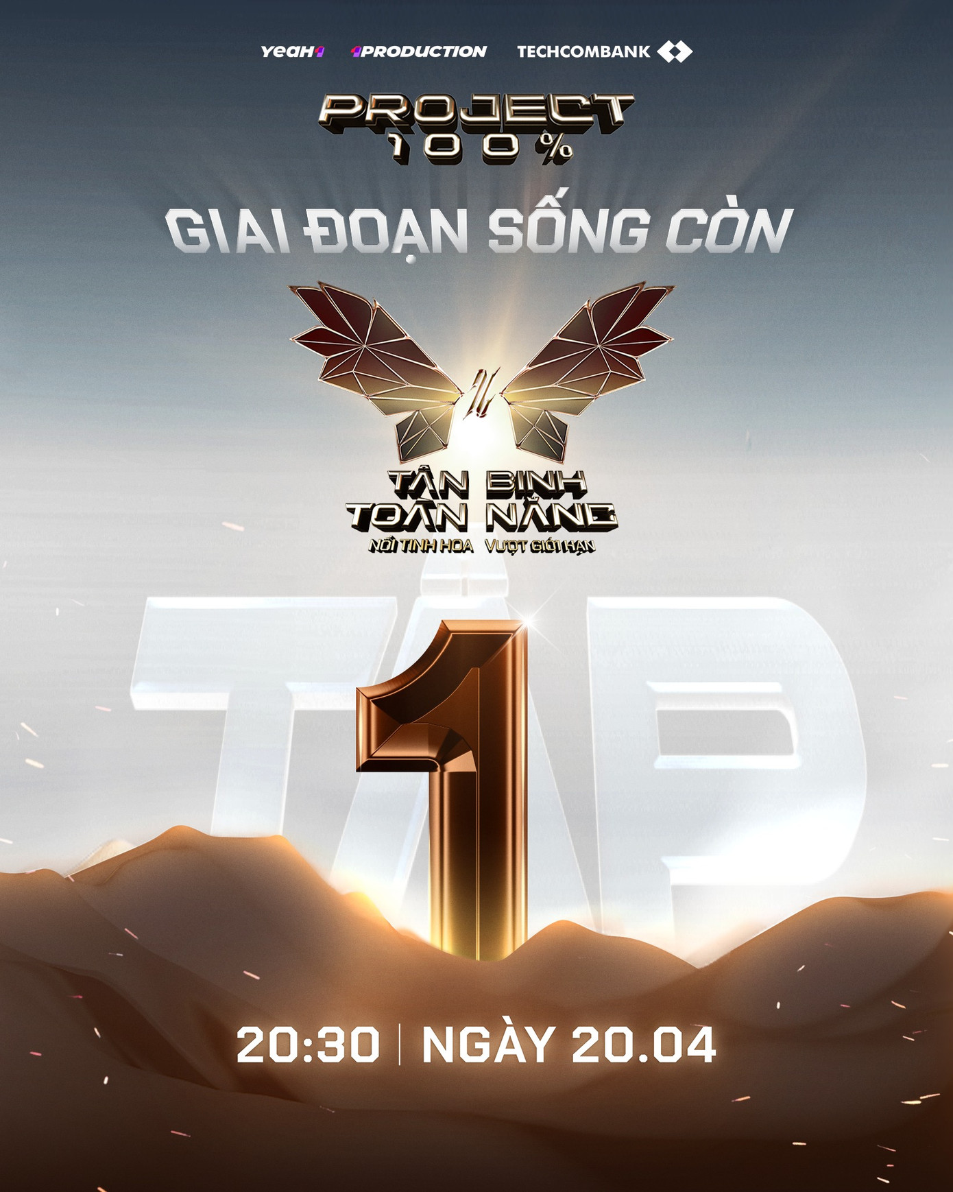 BTC Tân Binh Toàn Năng ấn định khung thời gian lên sóng tập 1 là 20/4 năm nay.