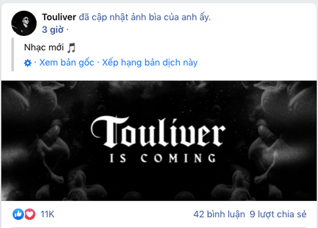 Dân tình vô cùng háo hức trước sự trở lại của "phù thủy âm nhạc" Touliver. Dân tình vô cùng háo hức trước sự trở lại của "phù thủy âm nhạc" Touliver.