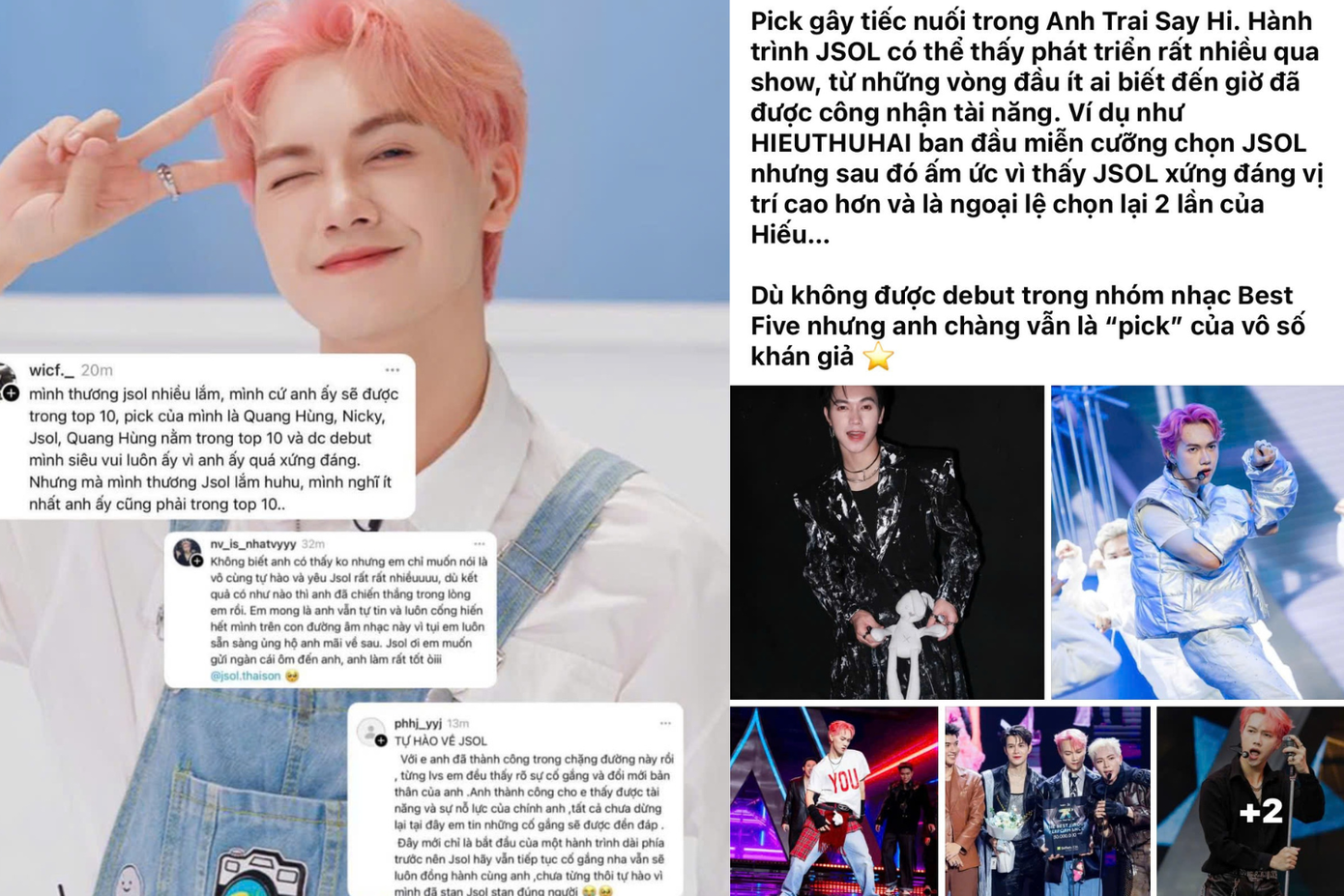 JSOL khiến nhiều người hâm mộ &quot;suy&quot; khi không có mặt trong đội hình Best Five.