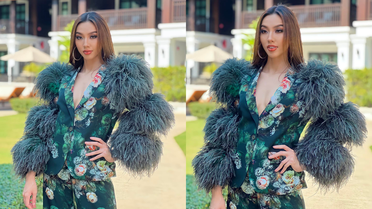 Thùy Tiên quý phái trong bộ suit độc đáo. Thùy Tiên quý phái trong bộ suit độc đáo.