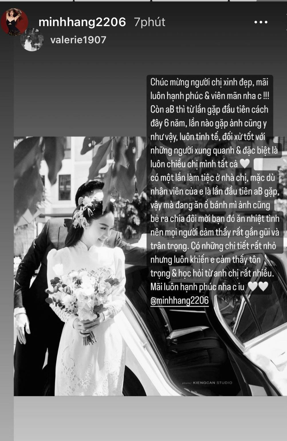 Bạn của Minh Hằng khẳng định &quot;nửa kia&quot; của nữ ca sĩ là người tinh tế, đối xử tốt với mọi người xung quanh và luôn chiều chuộng Minh Hằng.