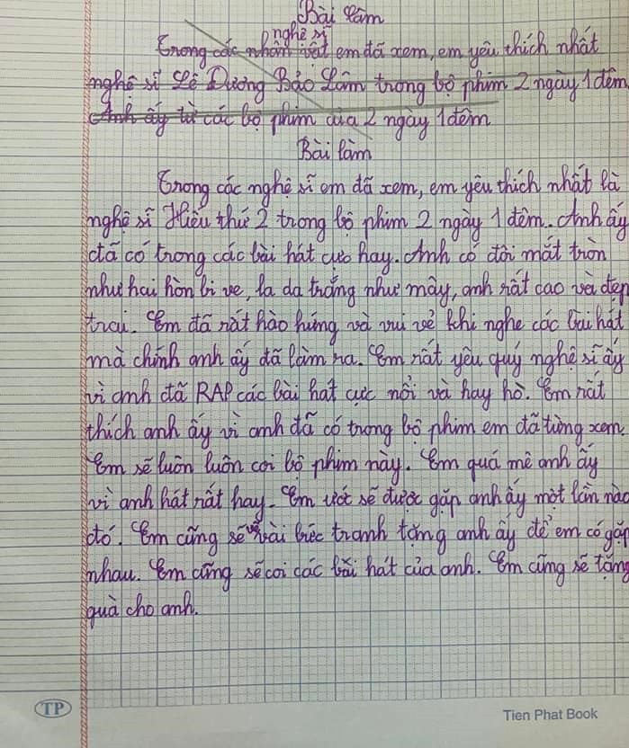 &quot;HIEUTHUHAI mà tả hay hò... làm như Phương mỹ Chi vậy&quot; - Lê Dương Bảo Lâm &quot;bức xúc&quot; trước bài văn miêu tả của người hâm mộ nhí.
