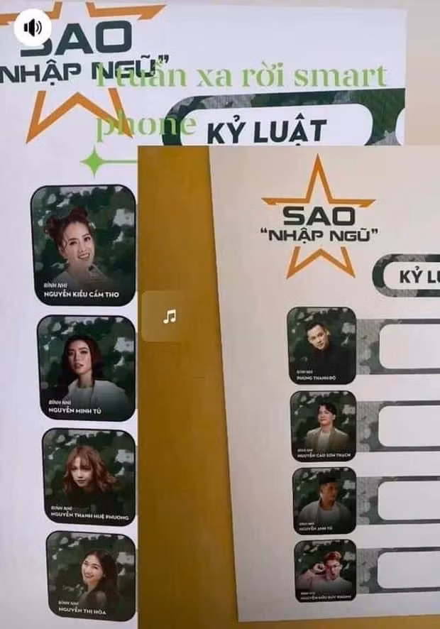 Ngoài Hòa Minzy, Độ Mixi, Puka, dàn nghệ sĩ tham gia Sao Nhập Ngũ mùa mới còn có siêu mẫu Minh Tú, Cara, S.T Sơn Thạch, Anh Tú, Duy Khánh. Ngoài Hòa Minzy, Độ Mixi, Puka, dàn nghệ sĩ tham gia Sao Nhập Ngũ mùa mới còn có siêu mẫu Minh Tú, Cara, S.T Sơn Thạch, Anh Tú, Duy Khánh.
