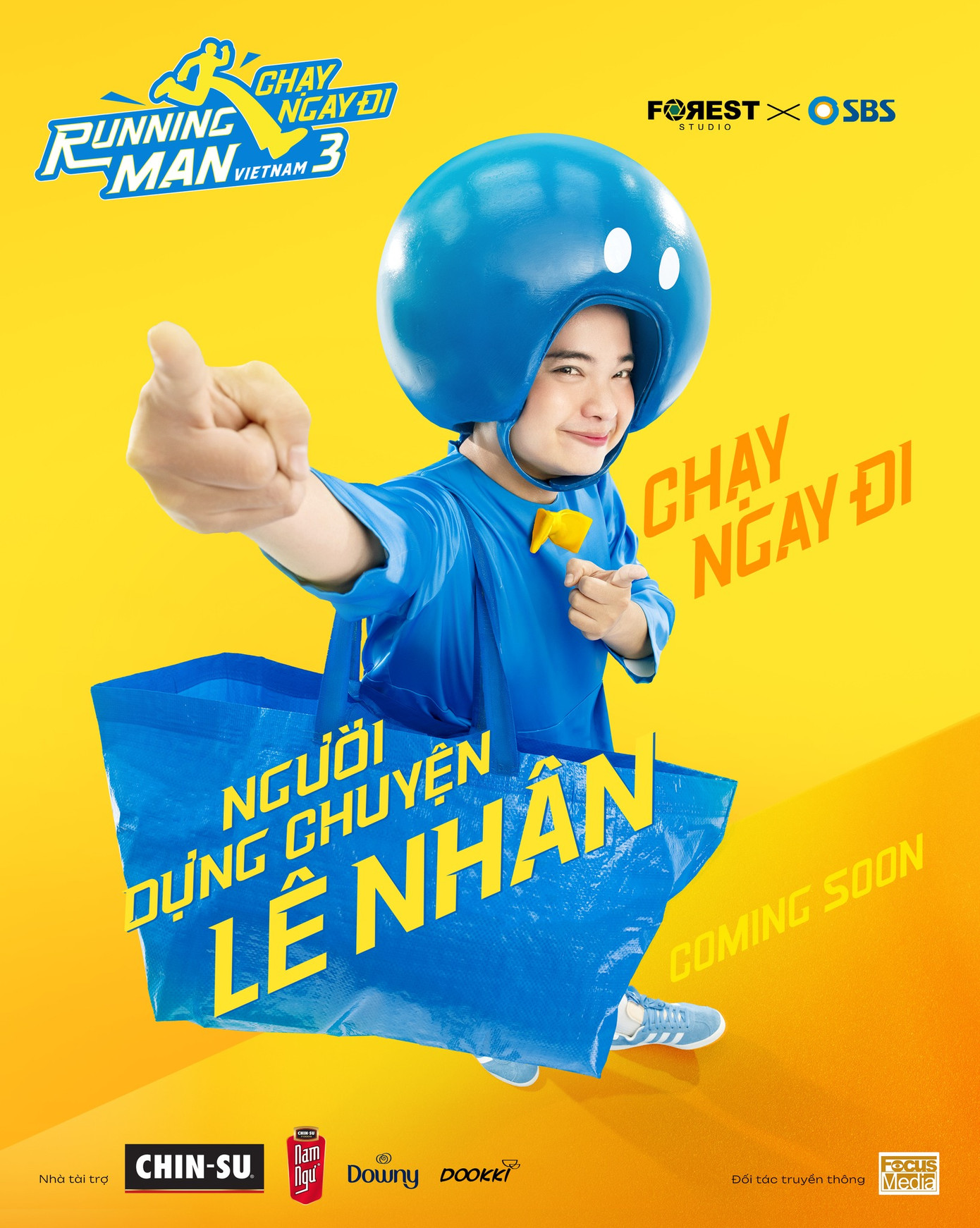 "Chị Ca Nô" Lê Nhân khiến khán giả thích thú khi vào vai Người Dựng Chuyện trong Running Man Vietnam mùa 3. Nguồn ảnh: BTC. "Chị Ca Nô" Lê Nhân khiến khán giả thích thú khi vào vai Người Dựng Chuyện trong Running Man Vietnam mùa 3. Nguồn ảnh: BTC.
