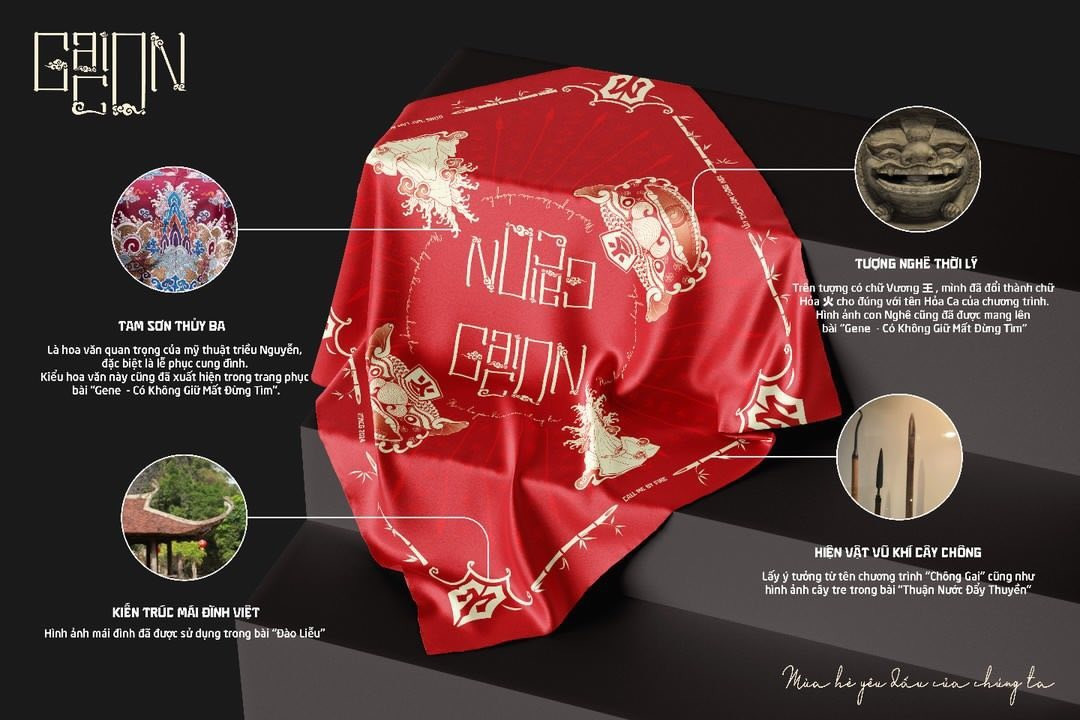 Bandana Gai Con được tạo ra với concept mang đậm tinh thần văn hóa Việt. Bandana Gai Con được tạo ra với concept mang đậm tinh thần văn hóa Việt.